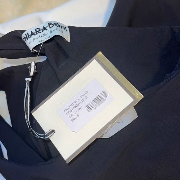 New Chiara Boni La Petite Robe Contanza One-Shoulder Ruched Gown $995 - Picture 10 of 10